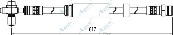 APEC BRAKING Pidurivoolik HOS3944